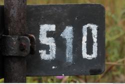 Letter and Numbers Sign